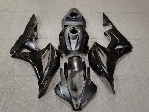 Nero Opaco & Lucido 2007-2008 Honda CBR600RR Carene Moto Nero Opaco & Lucido 2007-2008 Honda CBR600RR Carene Moto