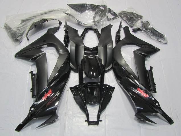 Nero Opaco Lucido 2011-2015 Kawasaki ZX10R Carene Moto Nero Opaco Lucido 2011-2015 Kawasaki ZX10R Carene Moto