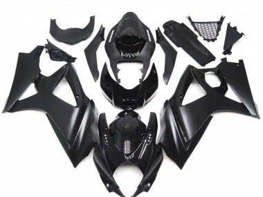 Nero Opaco Personalizzato Personalizzato 2007-2008 Suzuki GSXR 1000 Carene Moto