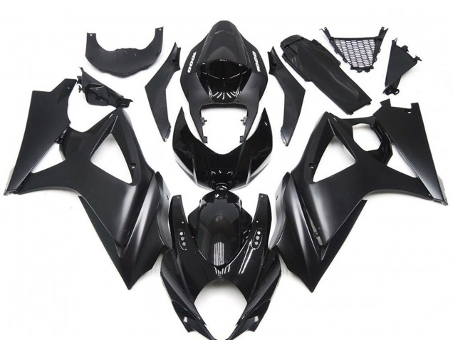 Nero Opaco Personalizzato Personalizzato 2007-2008 Suzuki GSXR 1000 Carene Moto Nero Opaco Personalizzato Personalizzato 2007-2008 Suzuki GSXR 1000 Carene Moto