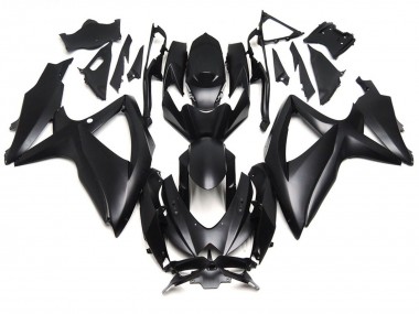 Nero Opaco Profondo 2008-2010 Suzuki GSXR 600-750 Carene Moto