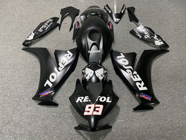 Nero Opaco Repsol 2012-2016 Honda CBR1000RR Carene Moto Nero Opaco Repsol 2012-2016 Honda CBR1000RR Carene Moto