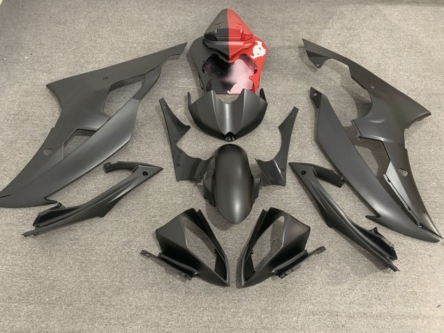 Nero Opaco & Rosso 2008-2016 Yamaha R6 Carene Moto Nero Opaco & Rosso 2008-2016 Yamaha R6 Carene Moto