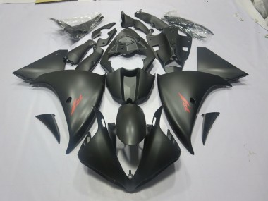 Nero Opaco Rosso 2009-2011 Yamaha R1 Carene Moto