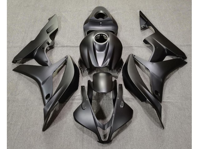 Nero Opaco Semplice 2007-2008 Honda CBR600RR Carene Moto Nero Opaco Semplice 2007-2008 Honda CBR600RR Carene Moto