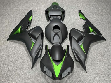Nero Opaco & Verde 2006-2007 Honda CBR1000RR Carene Moto