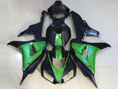 Nero Opaco & Verde 2006-2007 Honda CBR1000RR Carene Moto