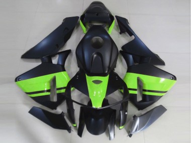 Nero Opaco & Verde Chiaro 2005-2006 Honda CBR600RR Carene Moto