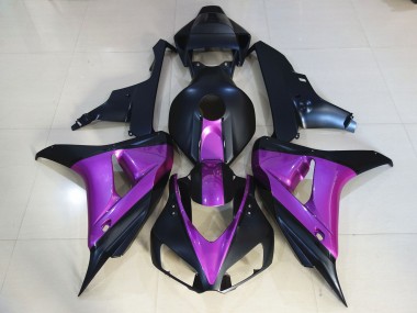 Nero Opaco Viola 2006-2007 Honda CBR1000RR Carene Moto