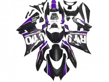 Nero Opaco & Viola 2017-2023 Suzuki GSXR 1000 Carene Moto