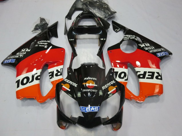 Nero Repsol 2001-2003 Honda CBR600 F4i Carene Moto Nero Repsol 2001-2003 Honda CBR600 F4i Carene Moto