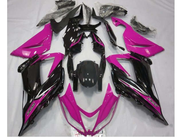 Nero & Rosa 2013-2018 Kawasaki ZX6R Carene Moto Nero & Rosa 2013-2018 Kawasaki ZX6R Carene Moto