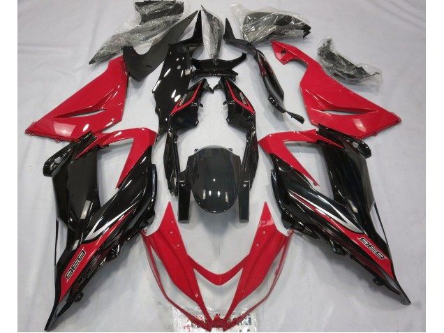 Nero & Rosso 2013-2018 Kawasaki ZX6R Carene Moto Nero & Rosso 2013-2018 Kawasaki ZX6R Carene Moto