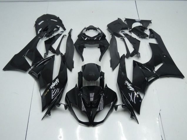 Nero Totale Lucido 2009-2012 Kawasaki ZX6R Carene Moto Nero Totale Lucido 2009-2012 Kawasaki ZX6R Carene Moto