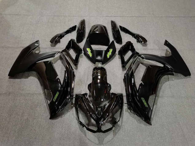 Nero & Verde 2012-2016 Kawasaki Ninja 650R Carene Moto Nero & Verde 2012-2016 Kawasaki Ninja 650R Carene Moto