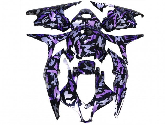 Neve Viola Camo 2009-2012 Honda CBR600RR Carene Moto Neve Viola Camo 2009-2012 Honda CBR600RR Carene Moto