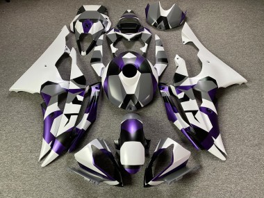 Neve Viola Mistica Camo 2008-2016 Yamaha R6 Carene Moto