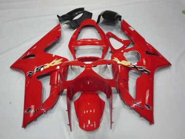 Ninja Rosso 2003-2004 Kawasaki ZX6R Carene Moto