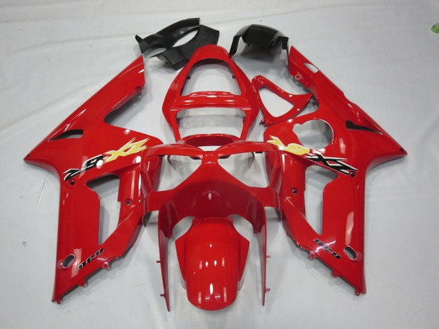 Ninja Rosso 2003-2004 Kawasaki ZX6R Carene Moto Ninja Rosso 2003-2004 Kawasaki ZX6R Carene Moto