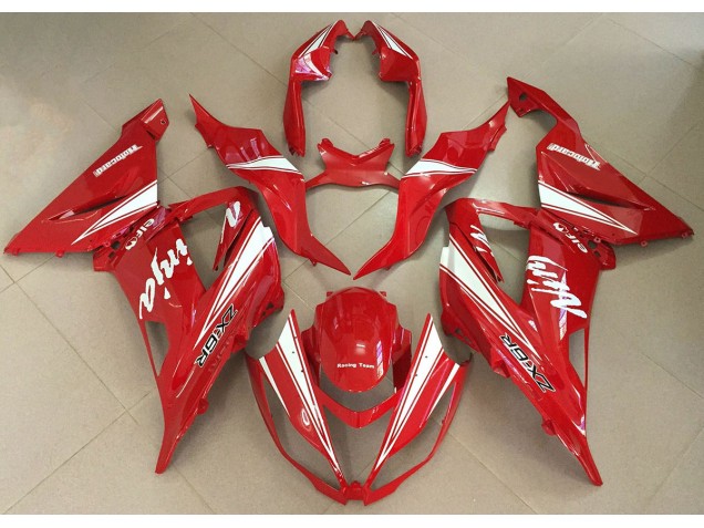 Ninja Rosso 2013-2018 Kawasaki ZX6R Carene Moto Ninja Rosso 2013-2018 Kawasaki ZX6R Carene Moto