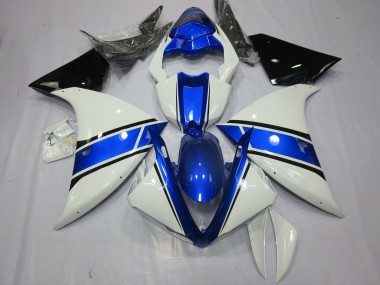OEM Stile Blu Bianco 2009-2011 Yamaha R1 Carene Moto