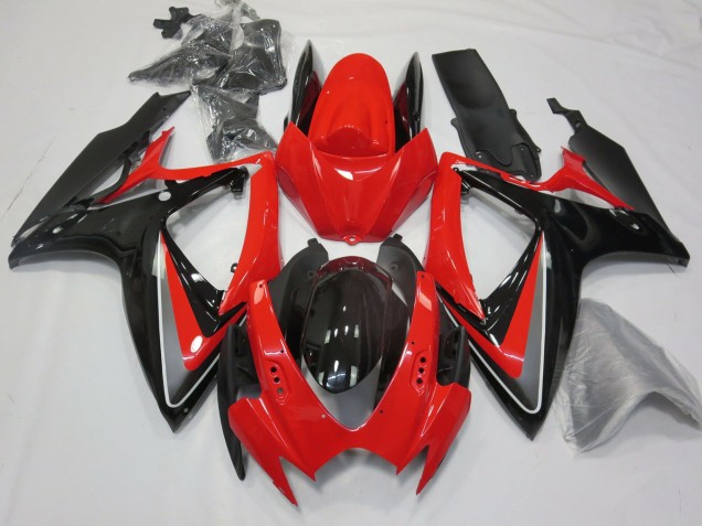OEM Stile Rosso 2006-2007 Suzuki GSXR 600-750 Carene Moto OEM Stile Rosso 2006-2007 Suzuki GSXR 600-750 Carene Moto