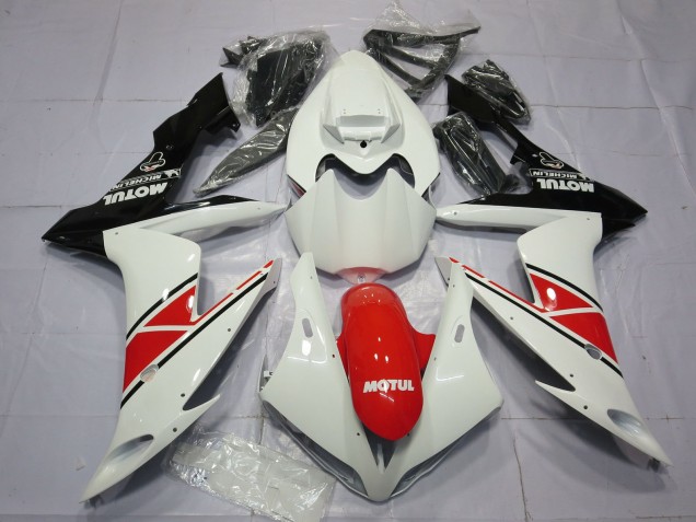 OEM Stile Rosso & Bianco 2004-2006 Yamaha R1 Carene Moto OEM Stile Rosso & Bianco 2004-2006 Yamaha R1 Carene Moto