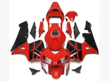 OEM Stile Rosso Nero 2003-2004 Honda CBR600RR Carene Moto