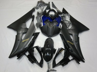 Opaco & Blu 2008-2016 Yamaha R6 Carene Moto