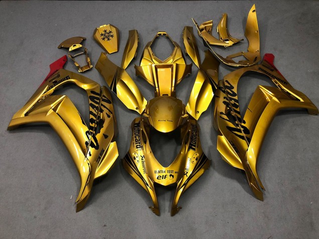 Oro 2016-2019 Kawasaki ZX10R Carene Moto Oro 2016-2019 Kawasaki ZX10R Carene Moto