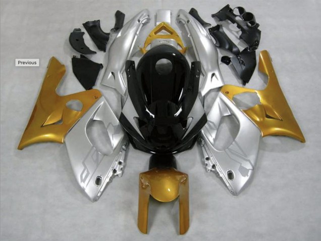 Oro & Argento Lucido 1998-2007 Yamaha YZF600 Carene Moto Oro & Argento Lucido 1998-2007 Yamaha YZF600 Carene Moto