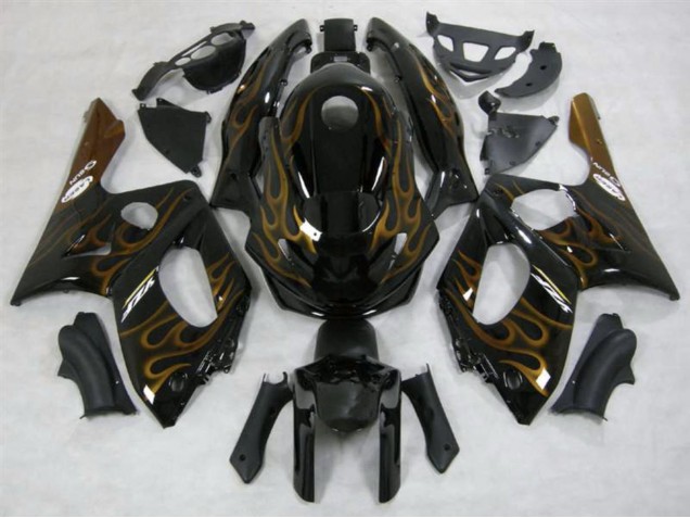 Oro Fiamma Lucido 1998-2007 Yamaha YZF600 Carene Moto Oro Fiamma Lucido 1998-2007 Yamaha YZF600 Carene Moto