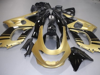 Oro Lucido & Nero 1998-2007 Yamaha YZF600 Carene Moto