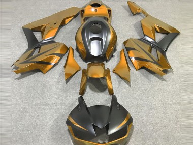 Oro & Nero Opaco 2013-2023 Honda CBR600RR Carene Moto