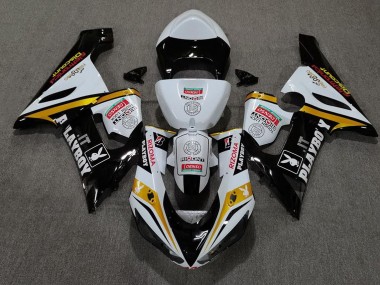 Oro Playboy 2005-2006 Kawasaki ZX6R Carene Moto
