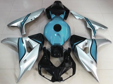 Personalizzato Argento & Azzurro 2006-2007 Honda CBR1000RR Carene Moto