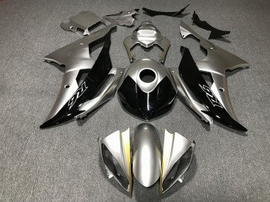 Personalizzato Argento & Nero 2008-2016 Yamaha R6 Carene Moto