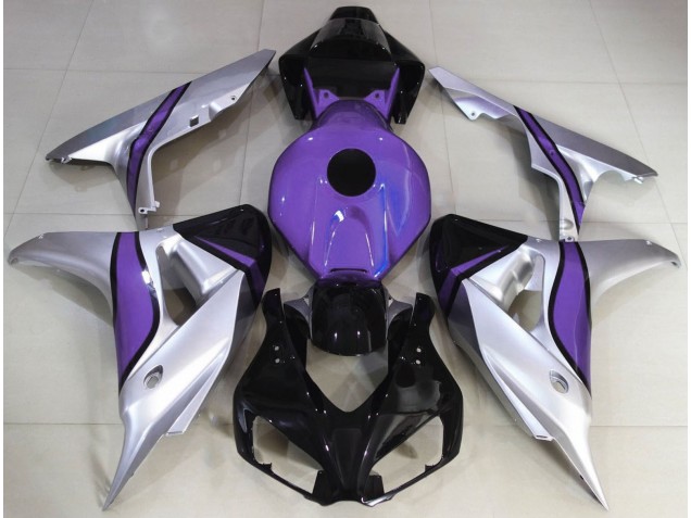 Personalizzato Argento & Viola 2006-2007 Honda CBR1000RR Carene Moto Personalizzato Argento & Viola 2006-2007 Honda CBR1000RR Carene Moto