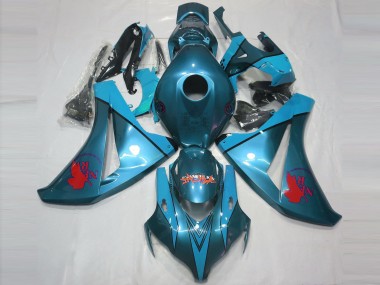 Personalizzato Azzurro 2008-2011 Honda CBR1000RR Carene Moto