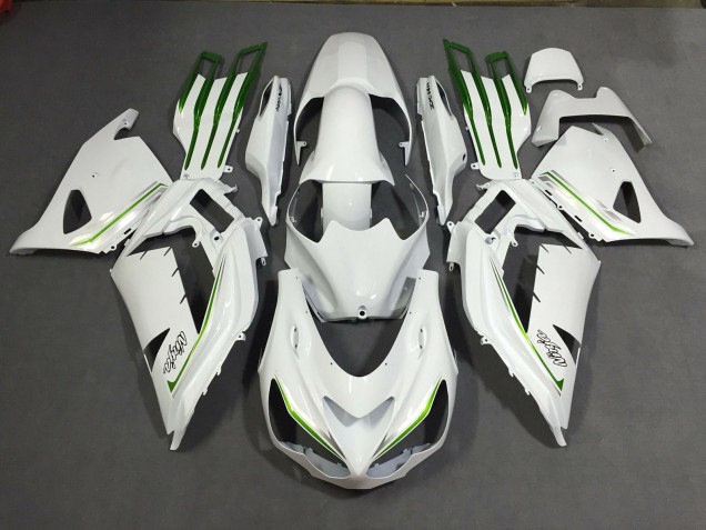 Personalizzato Bianco Perla 2012-2021 Kawasaki ZX14R Carene Moto Personalizzato Bianco Perla 2012-2021 Kawasaki ZX14R Carene Moto