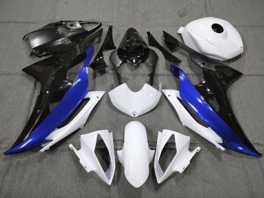 Personalizzato Blu Nero & Bianco 2008-2016 Yamaha R6 Carene Moto