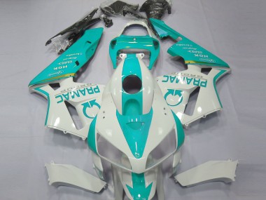 Personalizzato Verde Acqua 2005-2006 Honda CBR600RR Carene Moto
