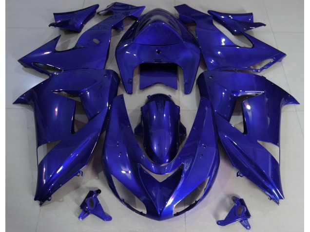 Pianura Blu Profondo 2006-2007 Kawasaki ZX10R Carene Moto Pianura Blu Profondo 2006-2007 Kawasaki ZX10R Carene Moto