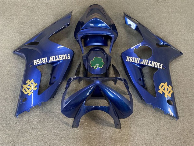 Profondo Blu 2003-2004 Kawasaki ZX6R Carene Moto Profondo Blu 2003-2004 Kawasaki ZX6R Carene Moto