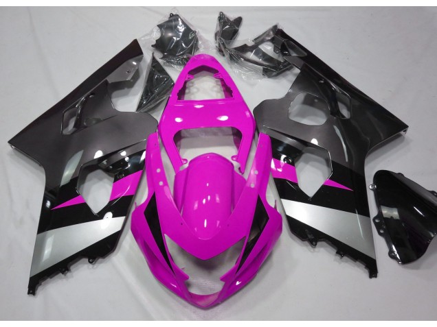 Rosa & Argento 2004-2005 Suzuki GSXR 600-750 Carene Moto Rosa & Argento 2004-2005 Suzuki GSXR 600-750 Carene Moto