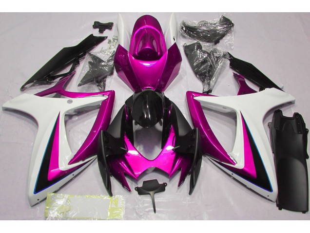Rosa & Bianco 2006-2007 Suzuki GSXR 600-750 Carene Moto