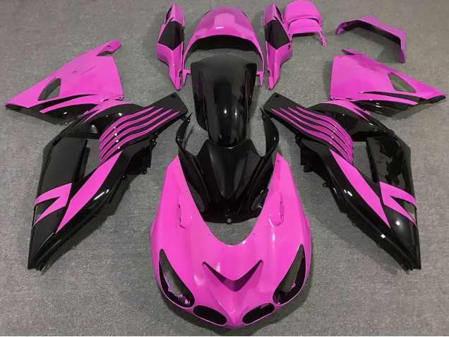 Rosa Brillante 2006-2011 Kawasaki ZX14R Carene Moto Rosa Brillante 2006-2011 Kawasaki ZX14R Carene Moto