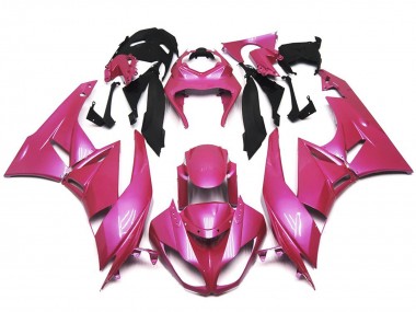 Rosa Brillante & Vibrante 2009-2012 Kawasaki ZX6R Carene Moto