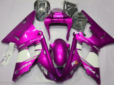 Rosa Caldo & Bianco 2000-2001 Yamaha R1 Carene Moto