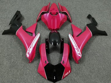 Rosa Caldo & Nero 2015-2019 Yamaha R1 Carene Moto